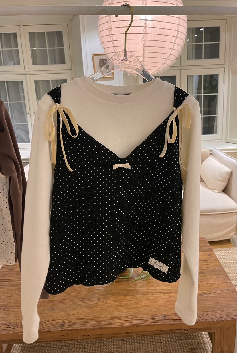 BOUTIQUE-L東大門㊣直郵女士新品休閑25秋冬真品推薦長袖T恤BOUTIQUE-L長袖T恤圖色2