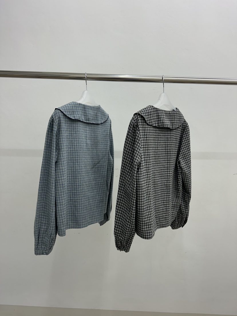 MURS東大門㊣實拍女裝新款熱賣25秋冬職業時尚推薦襯衫蕾絲衫MURS襯衫/蕾絲衫