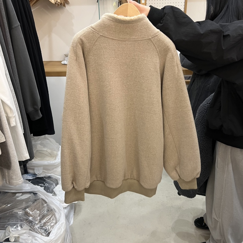 ARCHITEKT東大門㊣直郵女士新款真品熱賣人氣短款大衣羊毛拉鏈ARCHITEKT短款大衣