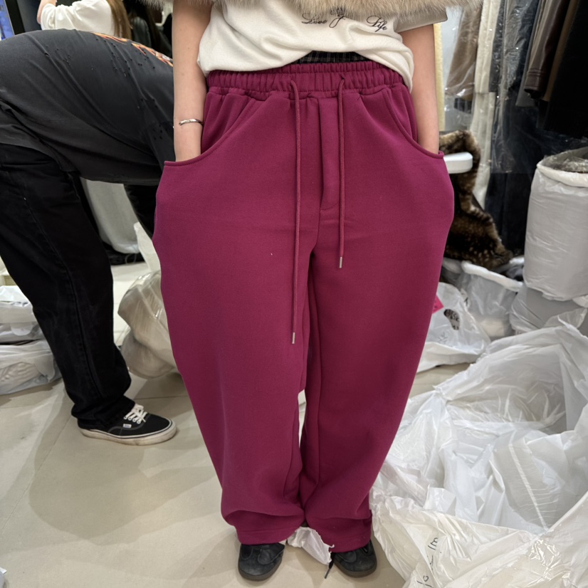 EGG IS東大門㊣直郵女裝新款推薦真品25秋冬熱賣時尚休閑褲EGG IS休閑褲圖色3