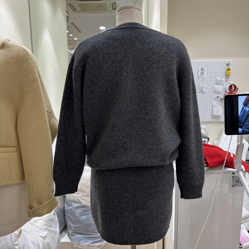 HANSUNGHYUN韓國直郵㊣女士新款25秋冬時尚人氣套裝羊毛套裝HANSUNGHYUN套裝