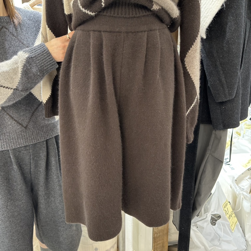 HANSUNGHYUN東大門㊣代購女裝新款時尚真品職業25秋冬短褲羊毛HANSUNGHYUN短褲