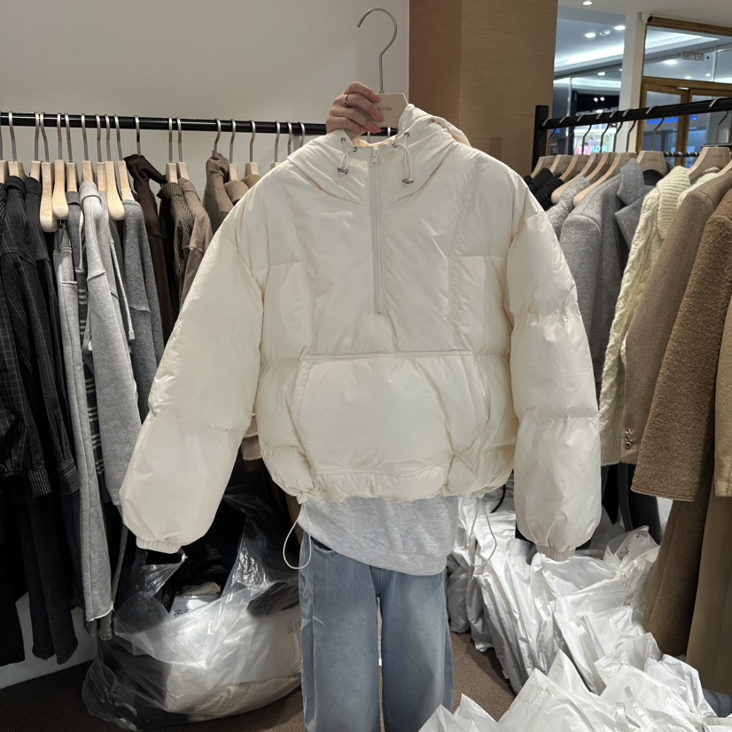 LE BUTTER韓國直郵㊣女裝新品休閑真品熱賣人氣短款羽絨服LE BUTTER短款羽絨服