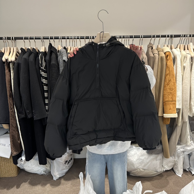 LE BUTTER韓國直郵㊣女裝新品休閑真品熱賣人氣短款羽絨服LE BUTTER短款羽絨服圖色2