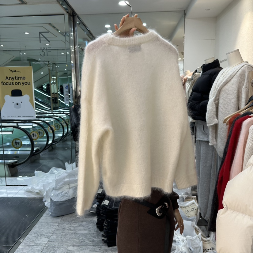 MAGNOLIA36-L東大門㊣實拍女裝新品真品時尚職業針織衫馬海毛MAGNOLIA36-L針織衫