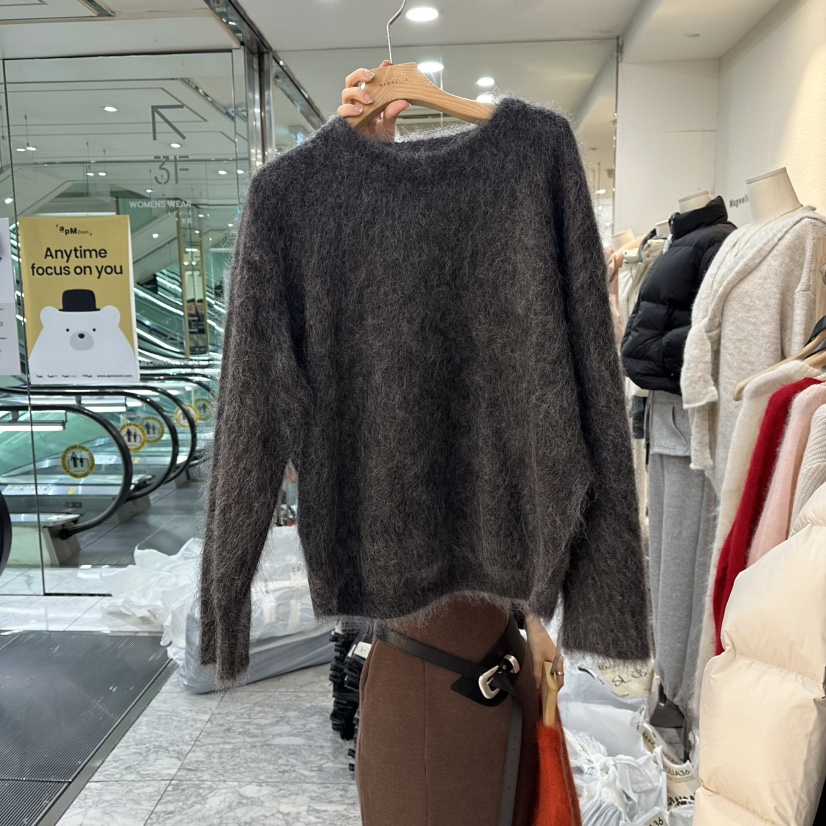 MAGNOLIA36-L東大門㊣實拍女裝新品真品時尚職業針織衫馬海毛MAGNOLIA36-L針織衫圖色3