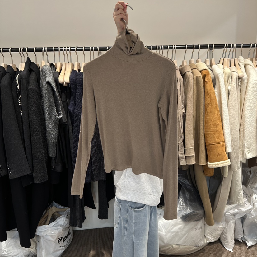 LE BUTTER東大門㊣代購女士新品推薦休閑真品職業熱賣長袖T恤LE BUTTER長袖T恤圖色2