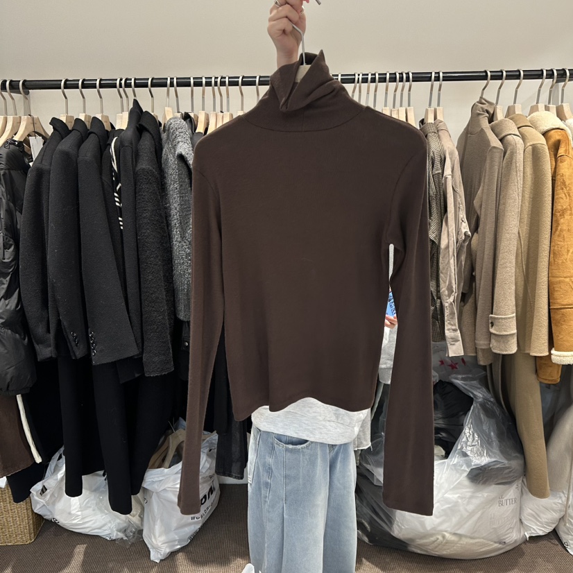 LE BUTTER東大門㊣代購女士新品推薦休閑真品職業熱賣長袖T恤LE BUTTER長袖T恤圖色3