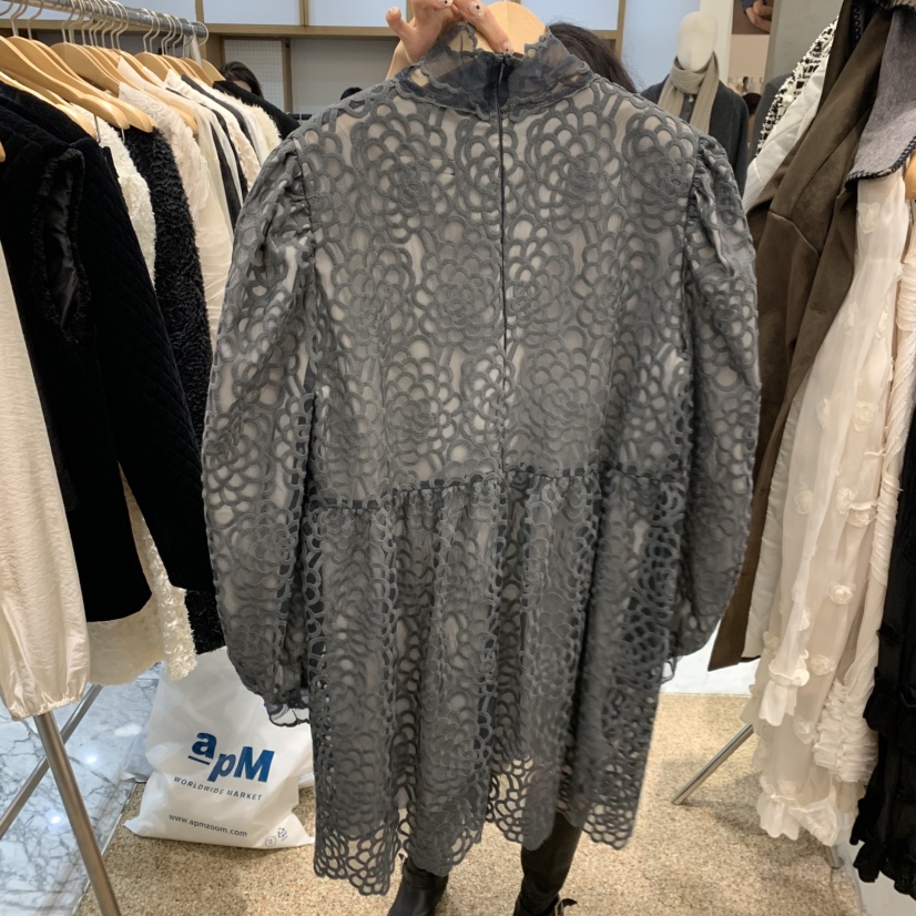 A韓國代購㊣女裝新款熱賣人氣時尚職業推薦休閑25秋冬連衣裙A STORE連衣裙