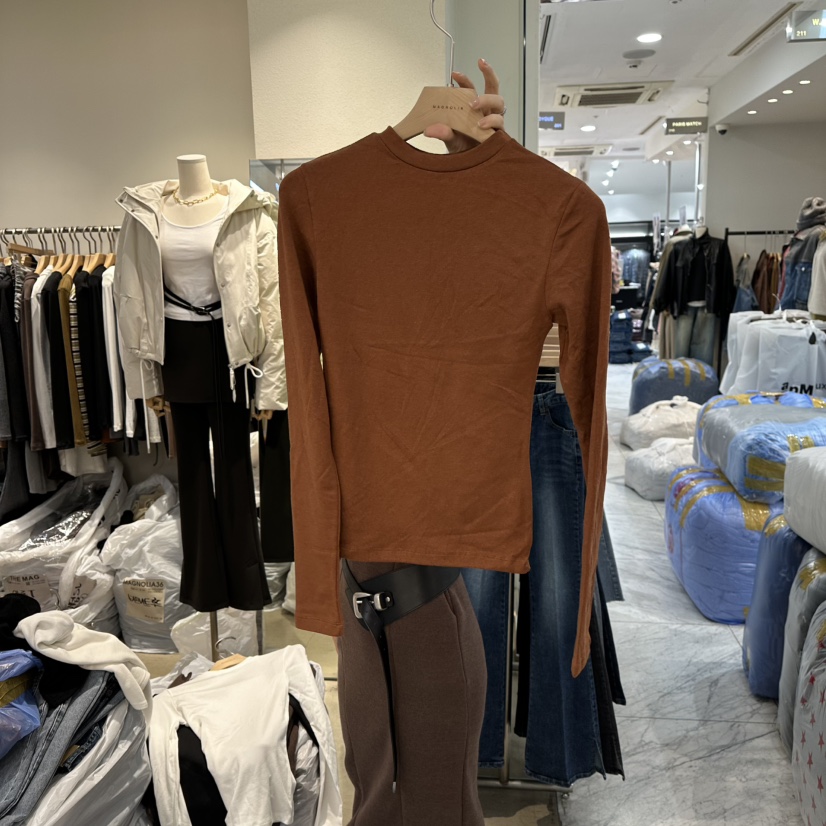 MAGNOLIA36-L東大門㊣代購女士新品熱賣職業時尚真品長袖T恤MAGNOLIA36-L長袖T恤圖色2