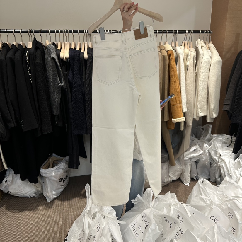 LE BUTTER韓國直郵㊣女士新品熱賣休閑25秋冬真品人氣休閑褲LE BUTTER休閑褲