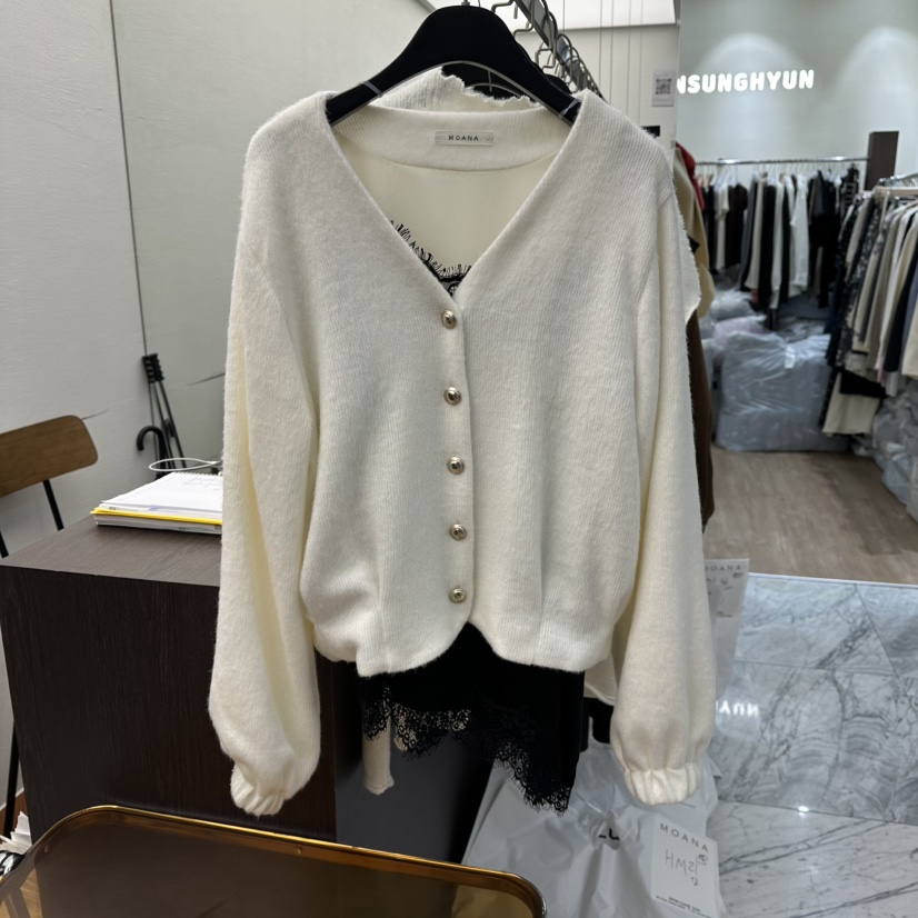 MOANA東大門㊣直郵女士新品25秋冬真品職業熱賣推薦休閑毛衣MOANA毛衣