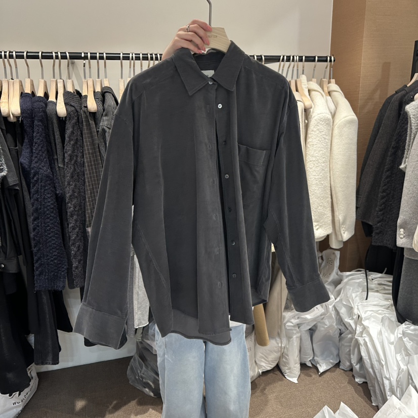 LE BUTTER東大門㊣直郵女士新品25秋冬時尚真品襯衫蕾絲衫LE BUTTER襯衫/蕾絲衫圖色3