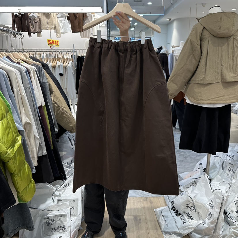 REVE-L韓國代購㊣女士新款熱賣真品職業推薦休閑人氣時尚長裙REVE-L長裙