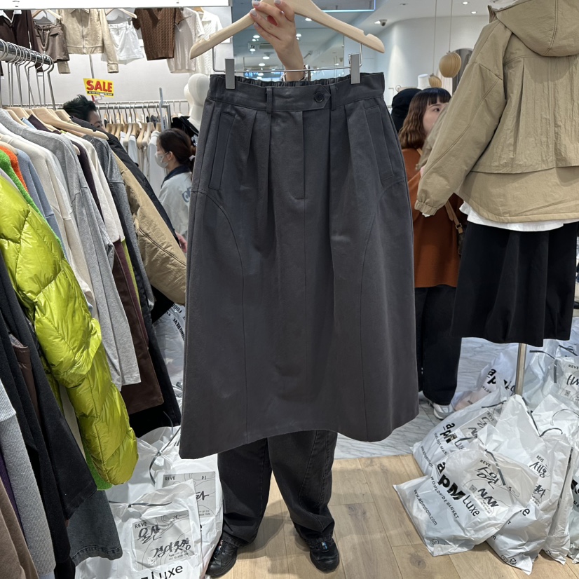 REVE-L韓國代購㊣女士新款熱賣真品職業推薦休閑人氣時尚長裙REVE-L長裙