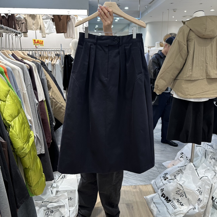 REVE-L韓國代購㊣女士新款熱賣真品職業推薦休閑人氣時尚長裙REVE-L長裙圖色3