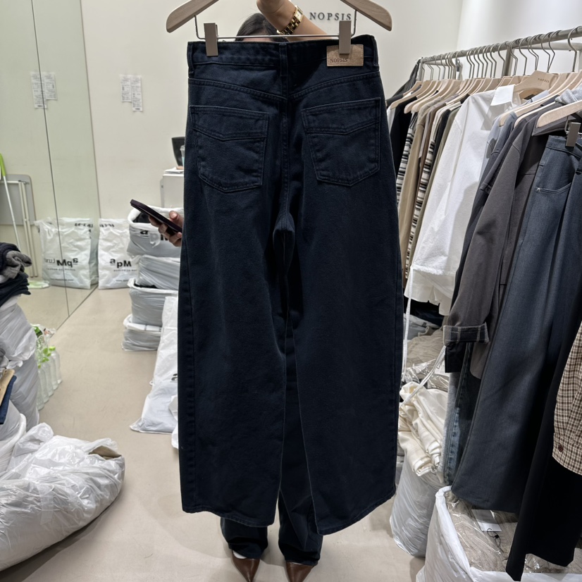 NOPSIS東大門㊣代購女士新品熱賣25秋冬休閑職業真品牛仔褲NOPSIS牛仔褲