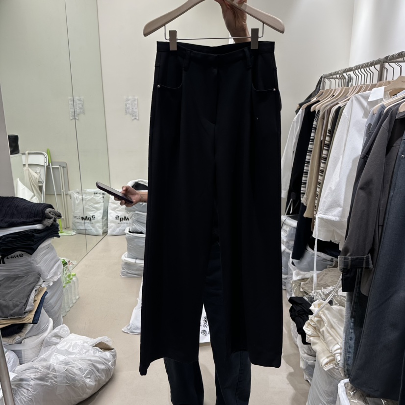 NOPSIS韓國代購㊣女士新品真品職業人氣熱賣推薦休閑休閑褲NOPSIS休閑褲圖色2黑色