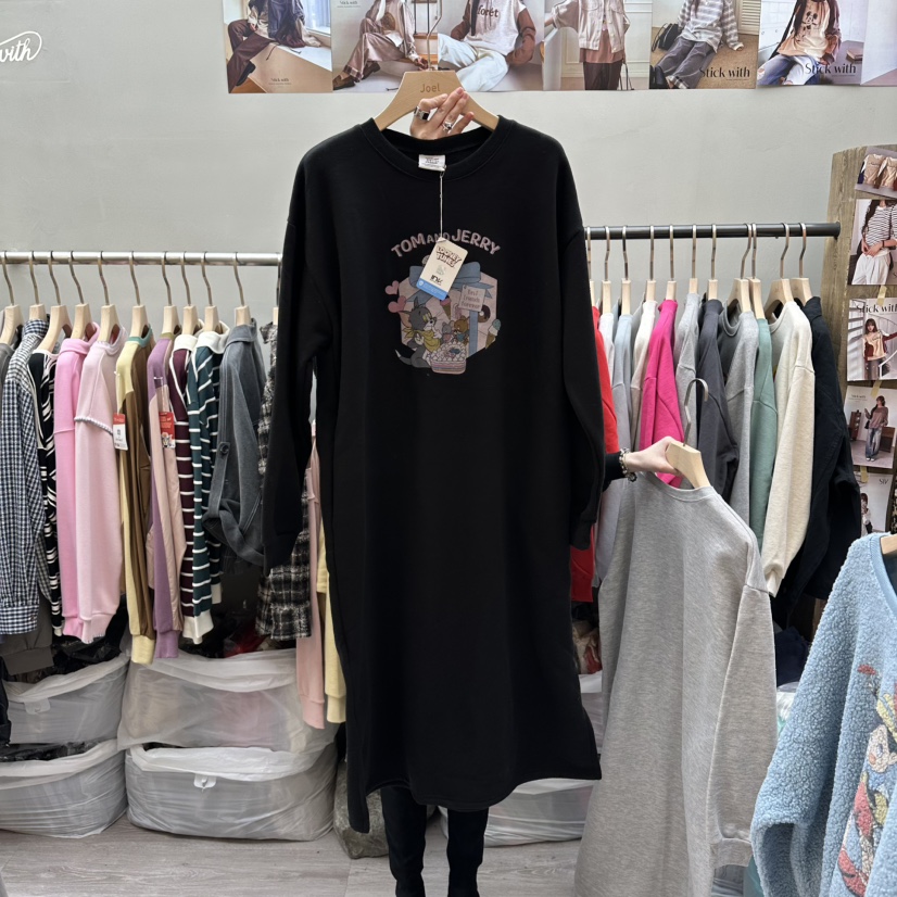 STICK WITH韓國代購㊣女士新款25秋冬職業熱賣人氣真品連衣裙STICK WITH連衣裙圖色2