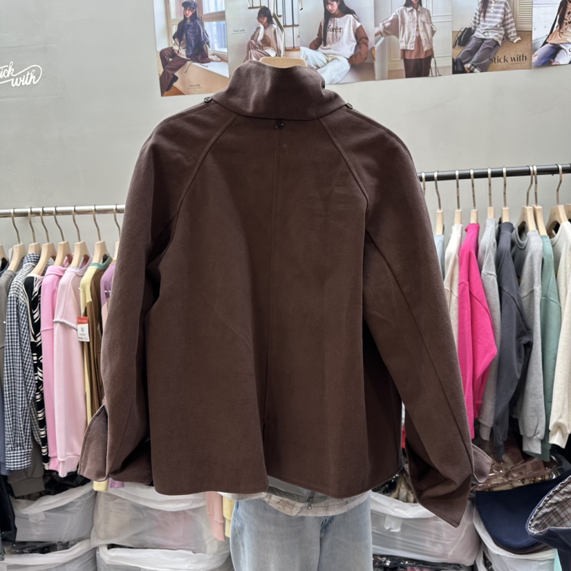 STICK WITH東大門㊣直郵女裝新品人氣真品休閑推薦夾克連帽STICK WITH夾克