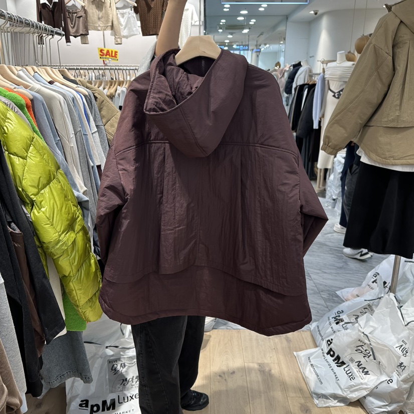 REVE-L韓國代購㊣女士新品25秋冬時尚推薦真品人氣夾克兜帽REVE-L夾克