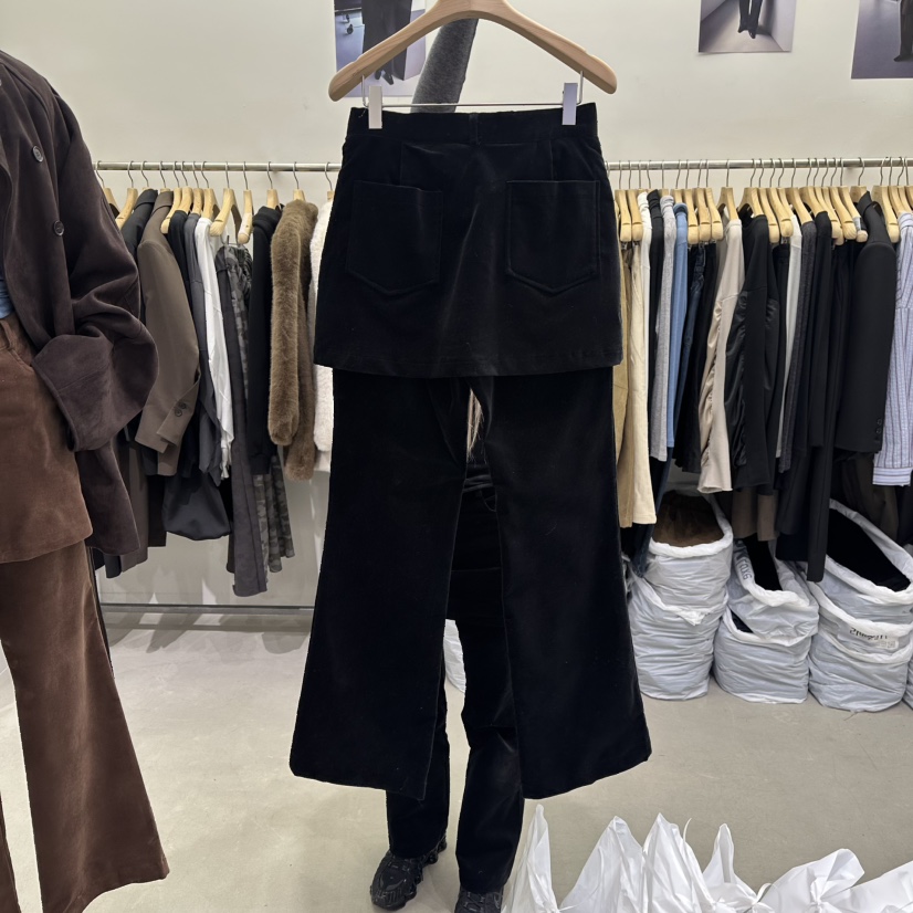 VIVEL東大門㊣實拍女裝新款休閑真品人氣職業時尚25秋冬裙褲VIVEL裙褲