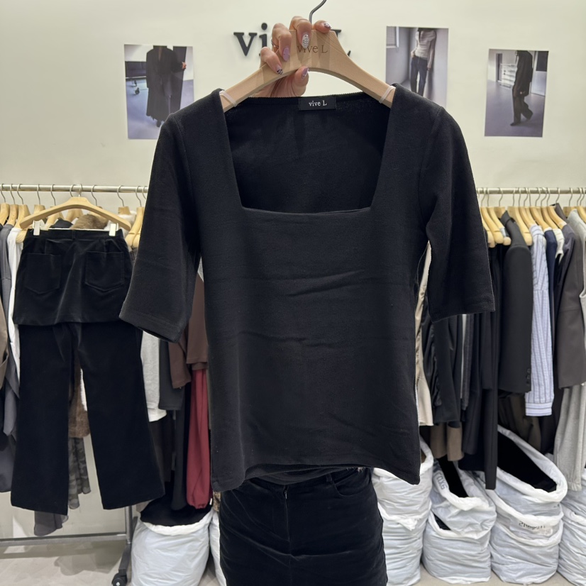 VIVEL東大門㊣代購女裝新款休閑職業時尚25秋冬推薦熱賣T恤VIVELT恤圖色2