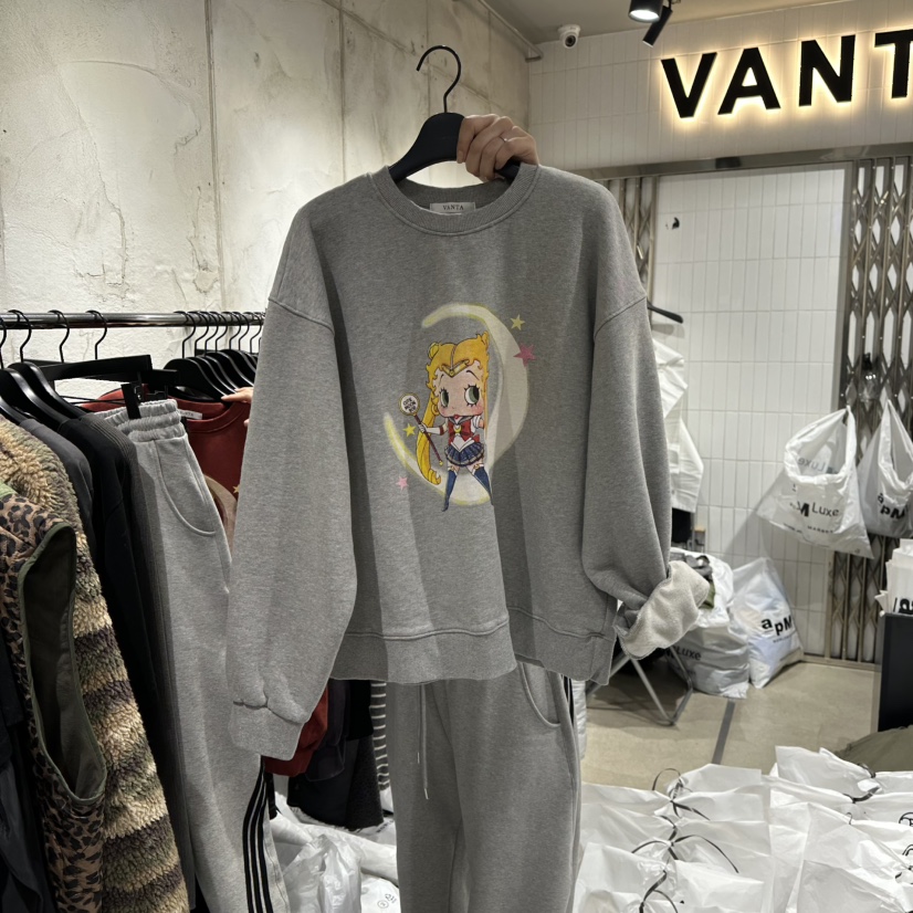 VANTA東大門㊣代購女士新品推薦休閑人氣職業25秋冬真品衛衣VANTA衛衣