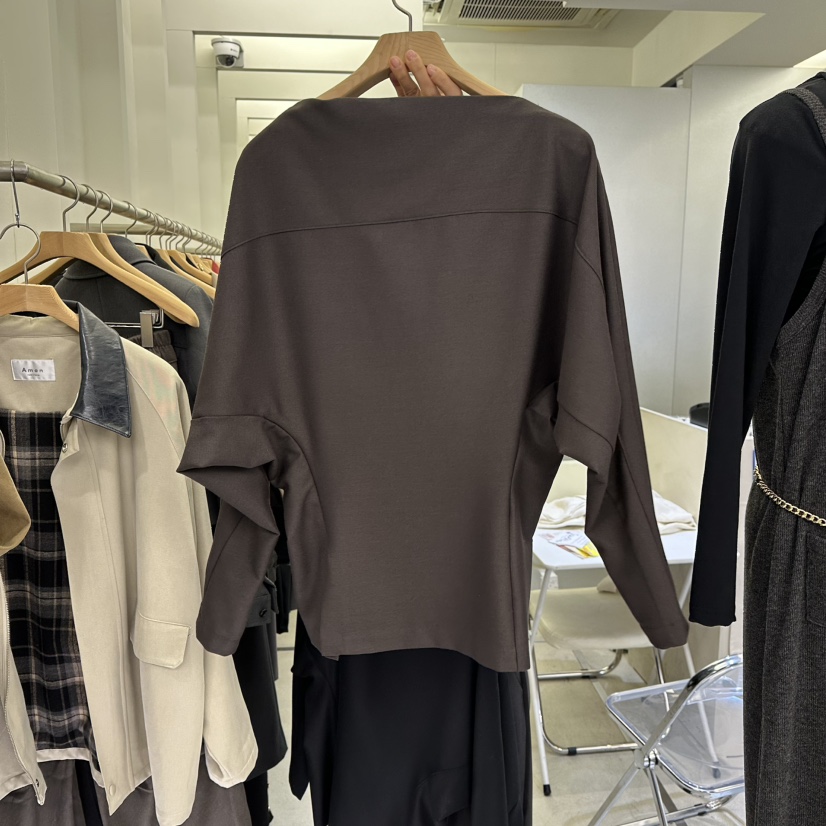 AMON韓國直郵㊣女裝新款休閑人氣真品推薦25秋冬襯衫蕾絲衫AMON襯衫/蕾絲衫