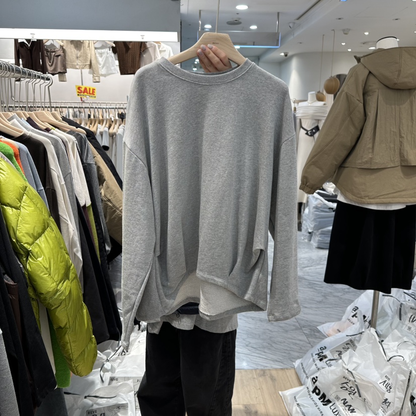 REVE-L東大門㊣代購女士新款真品職業熱賣25秋冬推薦人氣衛衣REVE-L衛衣圖色2