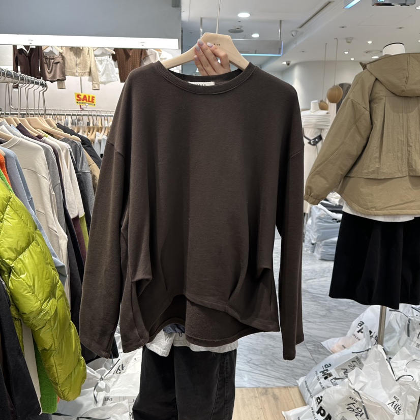 REVE-L東大門㊣代購女士新款真品職業熱賣25秋冬推薦人氣衛衣REVE-L衛衣圖色4