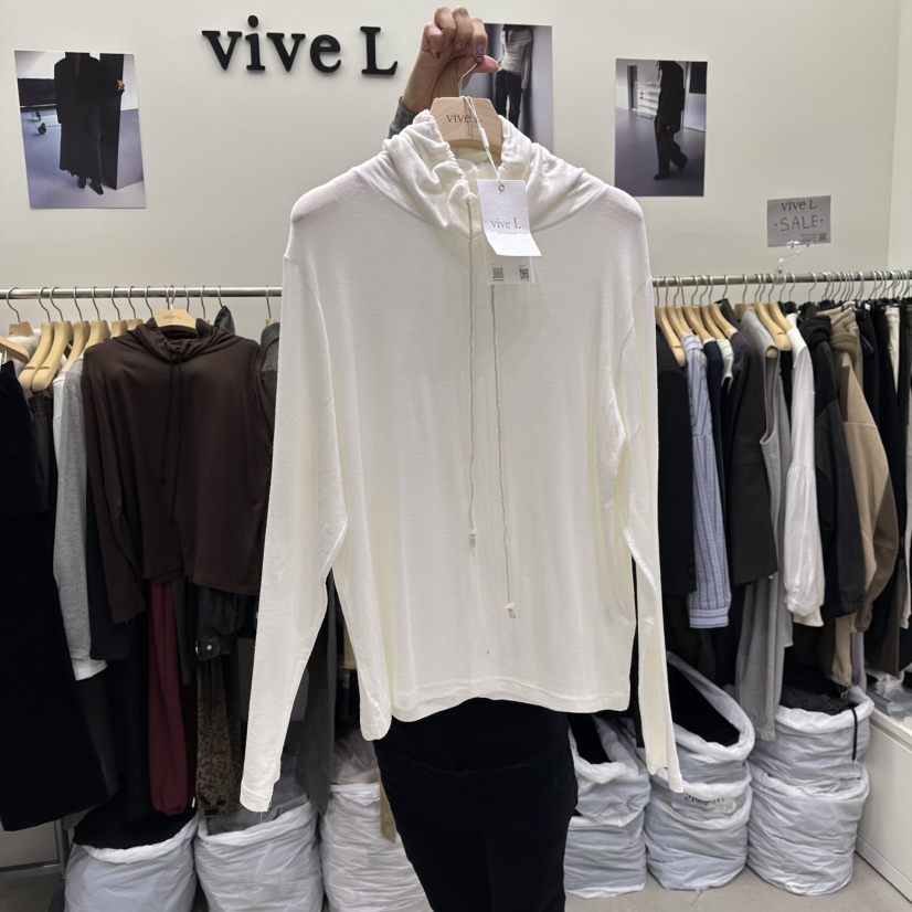 VIVEL東大門㊣實拍女裝新款職業時尚推薦25秋冬熱賣長袖T恤VIVEL長袖T恤