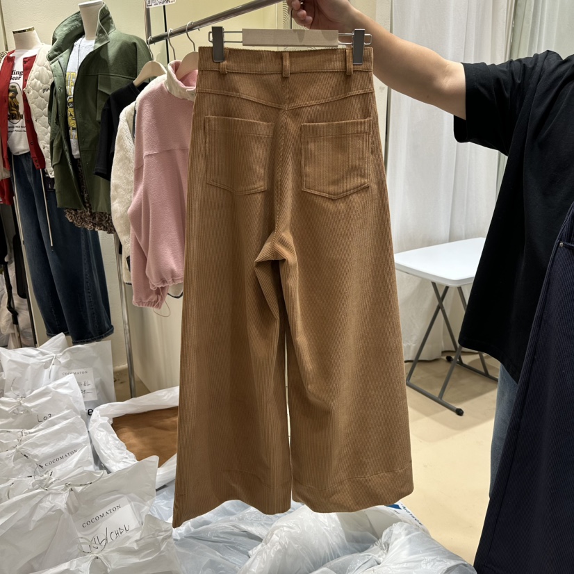 COCOMATON韓國直郵㊣女裝新款時尚職業25秋冬真品休閑褲闊腿褲COCOMATON休閑褲