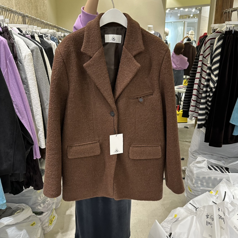 REFLAT東大門㊣直郵女士新款人氣職業真品熱賣時尚夾克羊毛REFLAT夾克圖色2