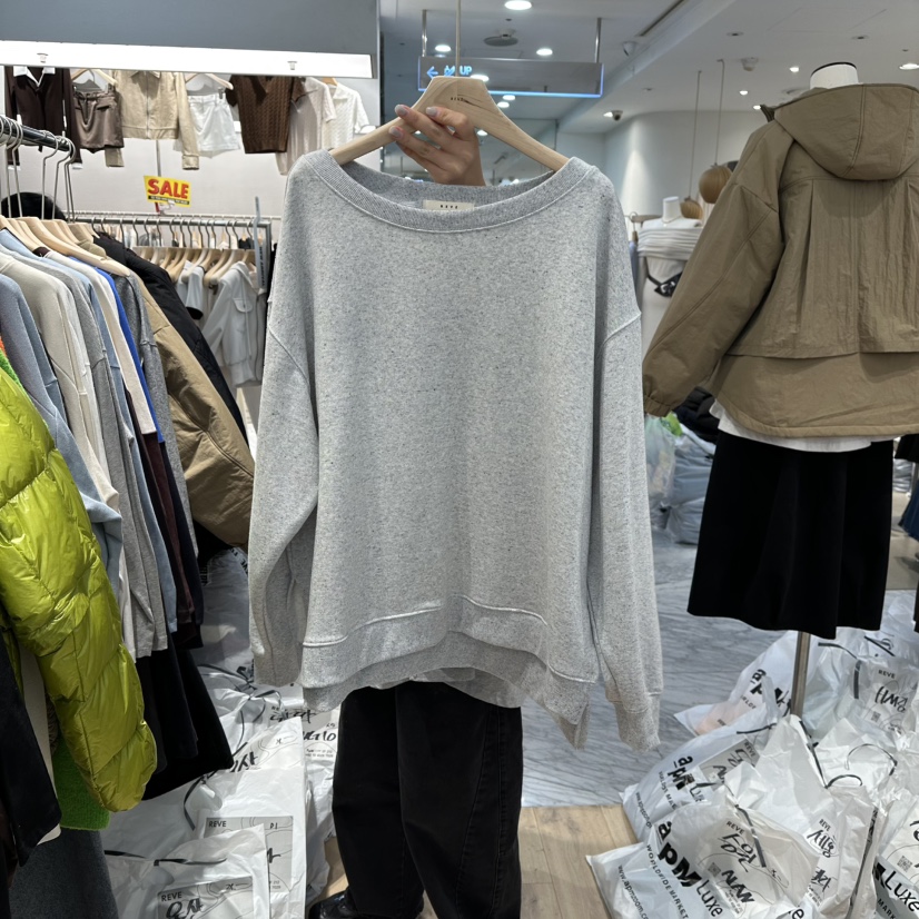 REVE-L東大門㊣實拍女裝新品25秋冬真品推薦熱賣休閑職業衛衣REVE-L衛衣