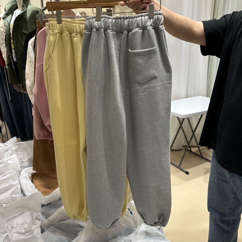 COCOMATON韓國直郵㊣女士新款職業時尚熱賣真品25秋冬休閑褲羊毛COCOMATON休閑褲