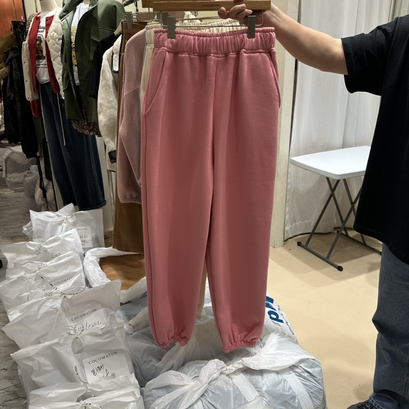 COCOMATON韓國直郵㊣女士新款職業時尚熱賣真品25秋冬休閑褲羊毛COCOMATON休閑褲圖色2