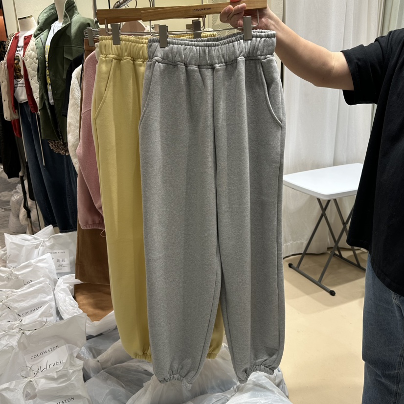 COCOMATON韓國直郵㊣女士新款職業時尚熱賣真品25秋冬休閑褲羊毛COCOMATON休閑褲圖色4