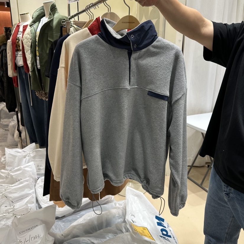 COCOMATON韓國代購㊣女士新款休閑人氣25秋冬熱賣真品推薦衛衣COCOMATON衛衣圖色3