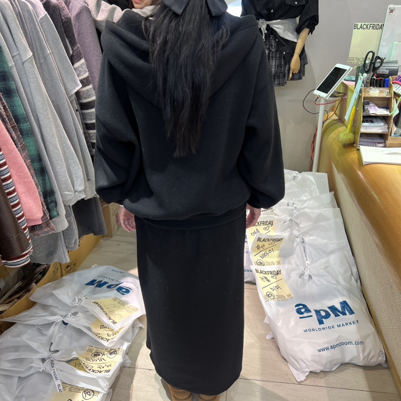 BLACKFRIDAY東大門㊣代購女士新品25秋冬人氣推薦時尚衛衣連帽BLACK FRIDAY衛衣