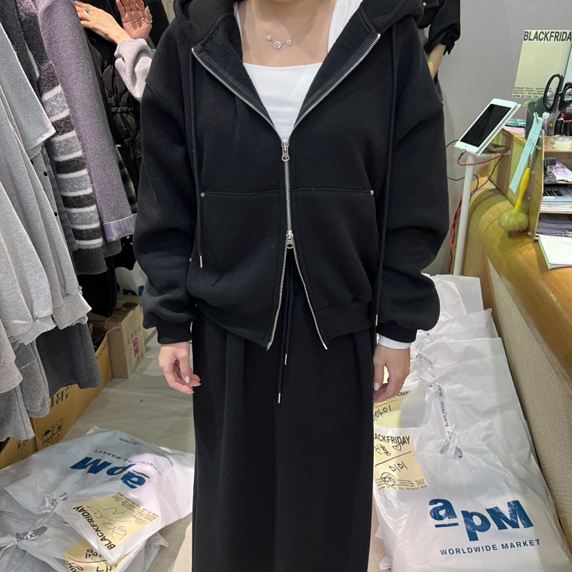 BLACKFRIDAY東大門㊣代購女士新品25秋冬人氣推薦時尚衛衣連帽BLACK FRIDAY衛衣