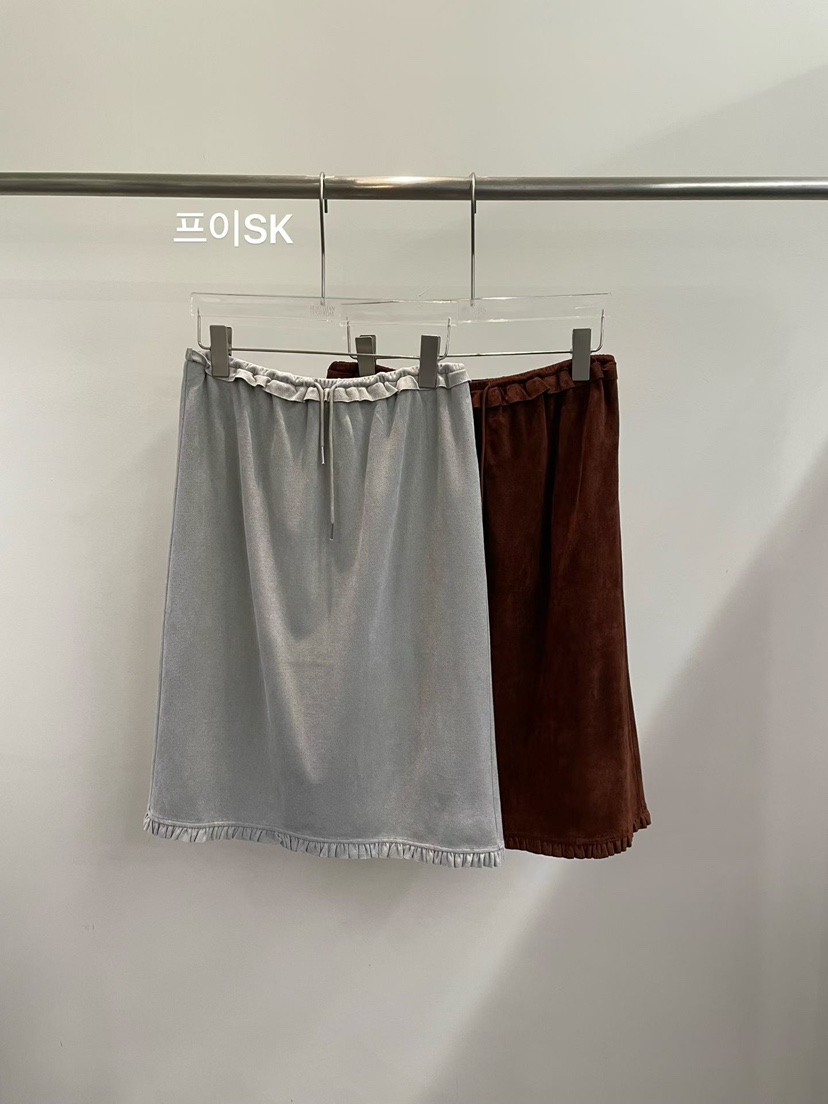 MORE THAN YESTERDAY/LOVE YOU SO MUCH東大門㊣實拍女裝新款人氣半身裙中短裙LYSM/MORE THAN YESTERDAY半身裙/中短裙圖色2左二色