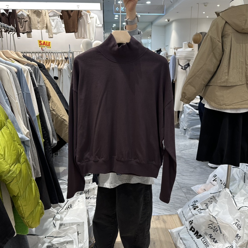 REVE-L東大門㊣代購女士新品人氣推薦真品25秋冬休閑長袖T恤REVE-L長袖T恤