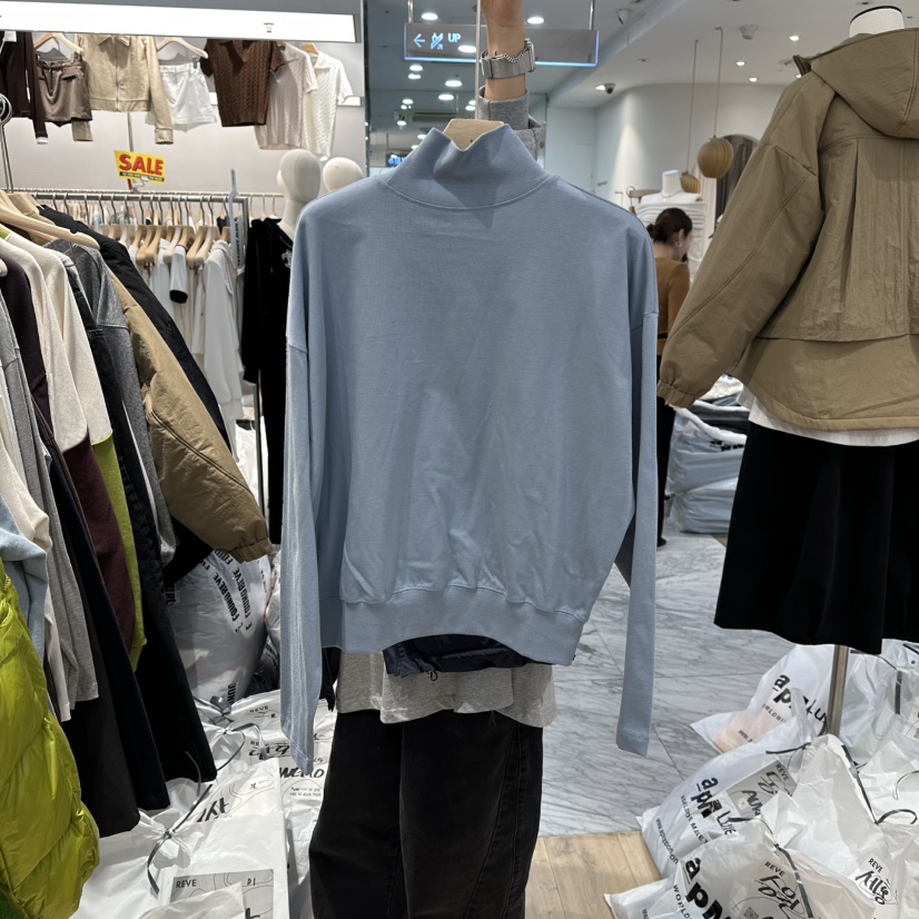 REVE-L東大門㊣代購女士新品人氣推薦真品25秋冬休閑長袖T恤REVE-L長袖T恤圖色3