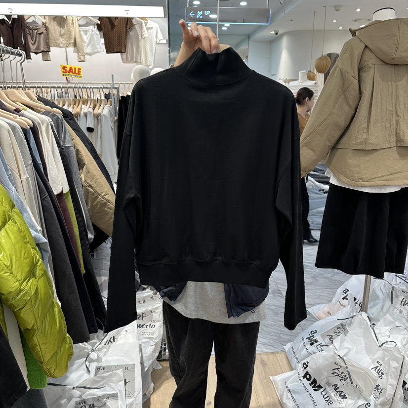 REVE-L東大門㊣代購女士新品人氣推薦真品25秋冬休閑長袖T恤REVE-L長袖T恤圖色4