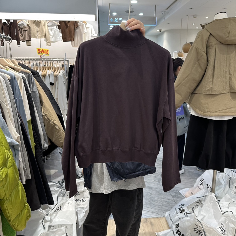 REVE-L東大門㊣代購女士新品人氣推薦真品25秋冬休閑長袖T恤REVE-L長袖T恤圖色5