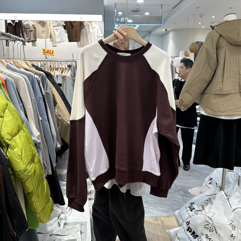 REVE-L東大門㊣代購女士新品人氣職業熱賣真品休閑時尚衛衣REVE-L衛衣圖色2