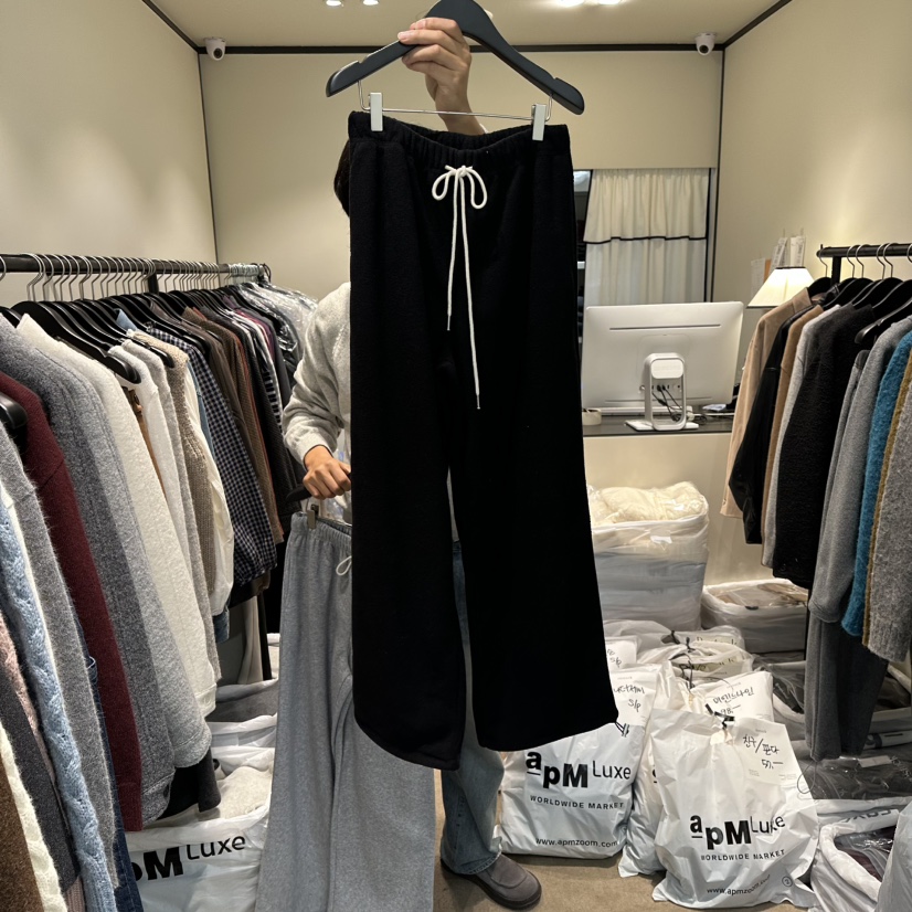 RE STOCK東大門㊣直郵女士新品時尚推薦休閑職業人氣休閑褲RE STOCK休閑褲圖色3