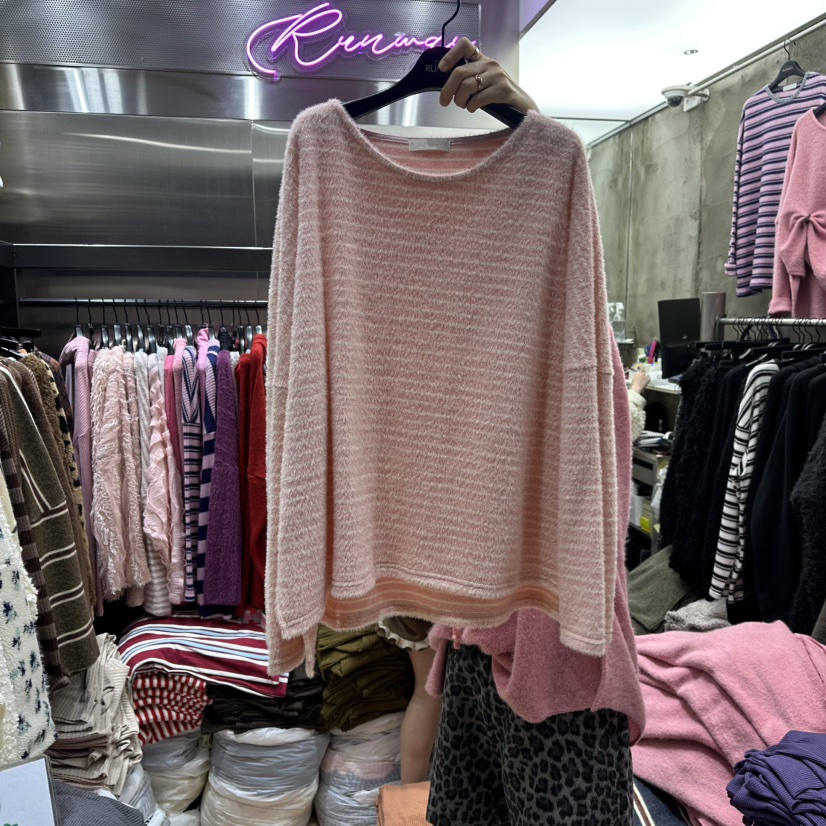 RUNWAY-런웨이東大門㊣代購女士新品熱賣真品25秋冬針織衫RUNWAY針織衫圖色2