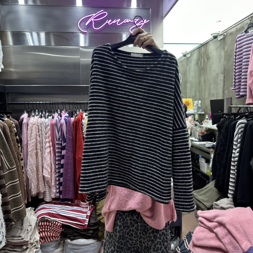 RUNWAY-런웨이東大門㊣代購女士新品熱賣真品25秋冬針織衫RUNWAY針織衫圖色3